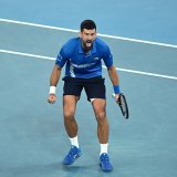 Novak Djokovic: une victoire qui va marquer les esprits. KEYSTONE/EPA/LUKAS COCH